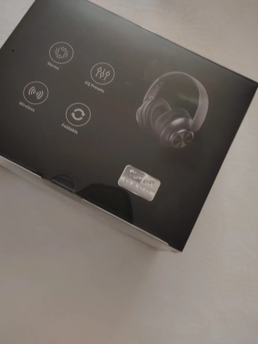 Unopened Wireless Foldable Headphones Bluetooth- Black